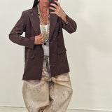 Blazer SHINE marrone