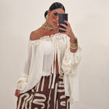 Blusa SELIN avorio