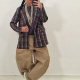 Blazer SKAKKO borgogna