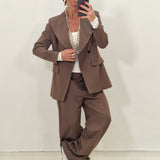 Coordinato Ester marrone