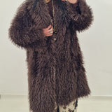 ESMERALDA brown eco fur