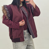 KISS burgundy vest