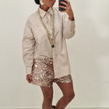 Camicia Elettra beige