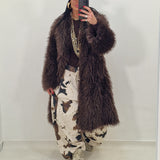 ESMERALDA brown eco fur