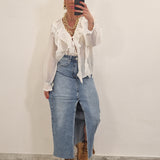 Casacca KITTY bianca