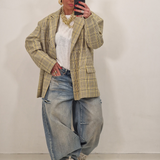 Blazer VALERY quadri giallo