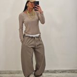 Maglia VELMA tortora