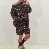 Coordinato Marlyn marrone