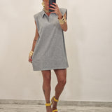 Maxi Polo RORY grigia