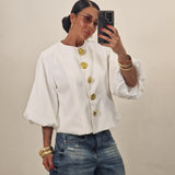 Blazer EYES bianco