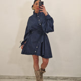 Abito di jeans TRENDY blu scuro