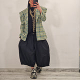 Blazer LAMBETH quadri verde