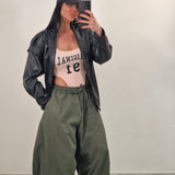 Jacket in ecopelle IRENE nero