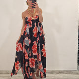 Abito YLI nero e rosso