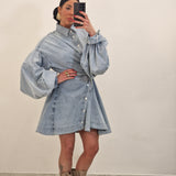 Abito di jeans TRENDY blu chiaro