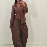 Pantalone Step marrone