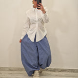 Pantalone HOPE quadri blu