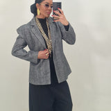 JULIA grey blazer