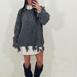 Maxi Pull CLAIRE smoke