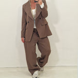 Coordinato Ester marrone