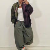 Pantalone Helena verde militare