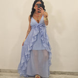 Abito DIANA celeste