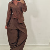 Camicia Blair marrone