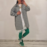 Camicione YARAH quadri verde