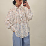 Camicia LUDOVICA pois bianca