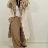 White SHAKIRA eco fur
