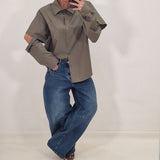 Camicia Ginevra verde militare