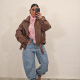 Jacket in ecopelle BONNY