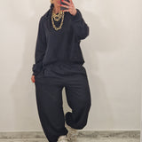 Coordinato tuta NATHAN nero