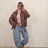 Jacket in ecopelle BONNY