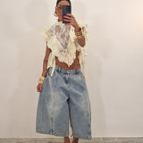 Bermuda in denim NEYMAR blu chiaro