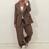 Coordinato Ester marrone