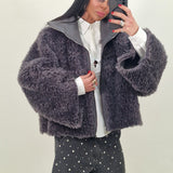 ALASKA grey sheepskin