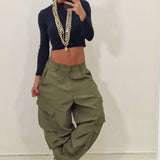 Pantalone CHIARA verde militare
