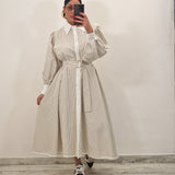 Camicione FIONA righe camel