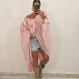 Maxi casacca BUBBLE rosa
