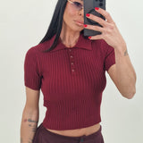 TATY burgundy sweater
