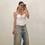 Corpetto BRENDA bianco