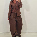 Pantalone Step marrone