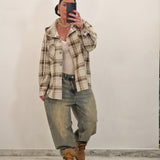 Camicione di jeans MULAN camel