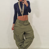 Pantalone CHIARA verde militare