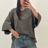 T-shirt Just verde militare