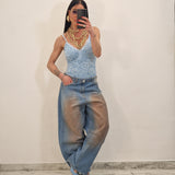 Denise bodysuit, light blue