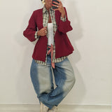 Blazer Noel borgogna