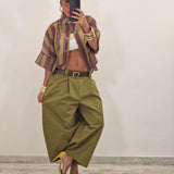 Camicia VIKY verde e viola