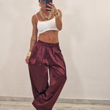 Pantalone LUNA bordeaux